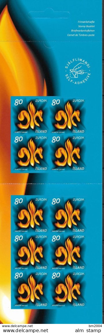 2007 Island  Mi. 1168-9 ** MNH Booklet Europa - Libretti