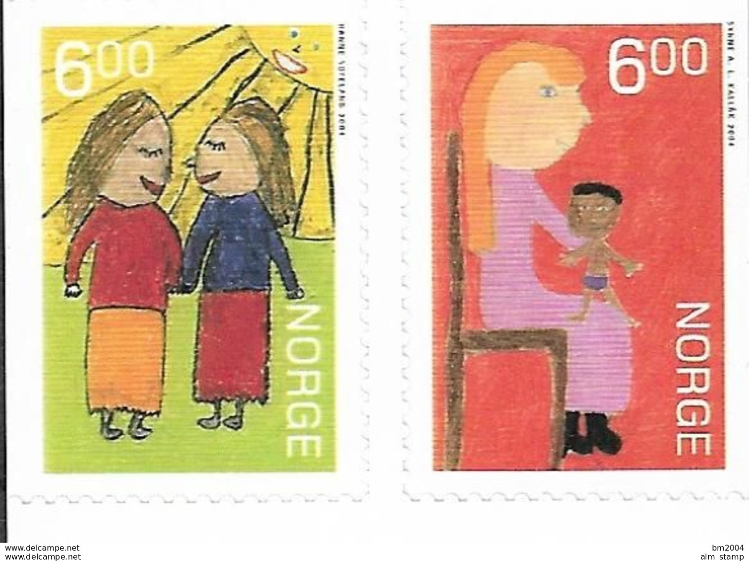 2004 Norwegen Mi. 1516-17 **MNH   Weihnachten - Otros & Sin Clasificación