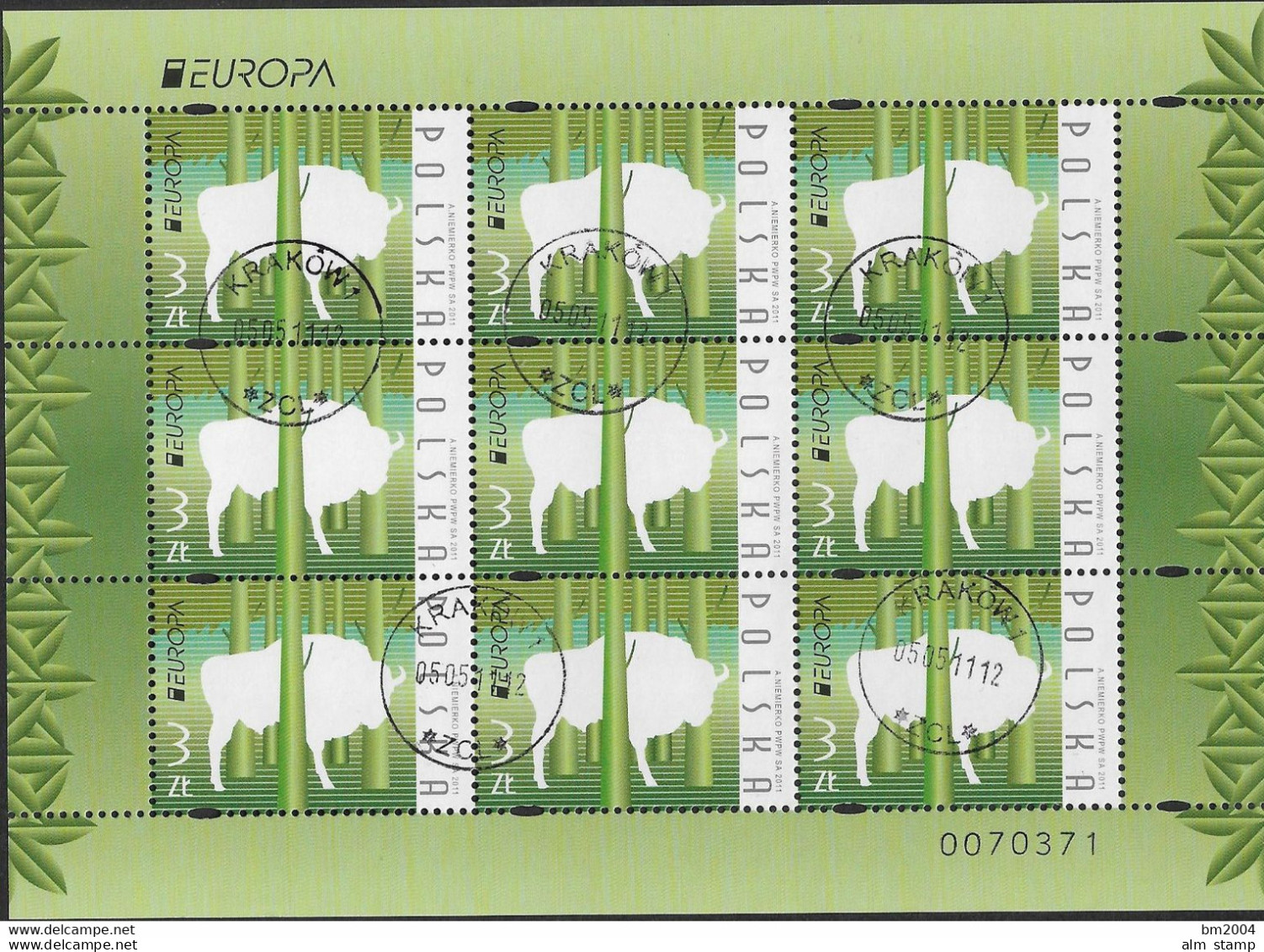 2011 Polen  Mi. 4521  Used  Europa: Der Wald - 2011