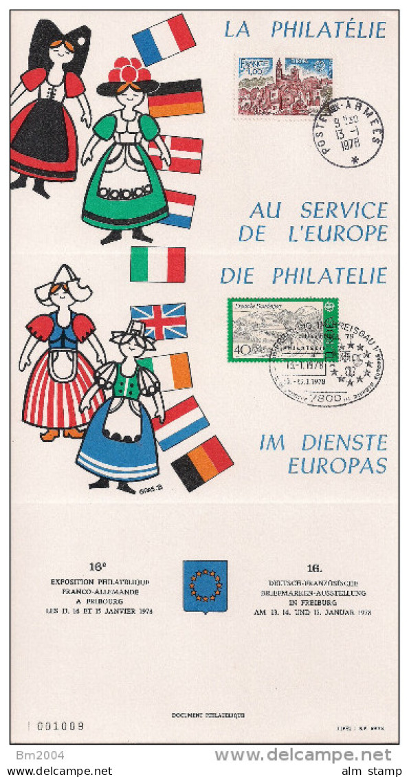 1978  16.   Französisch-deutsche Briefmarkenausstellung In Freiburg - 1978