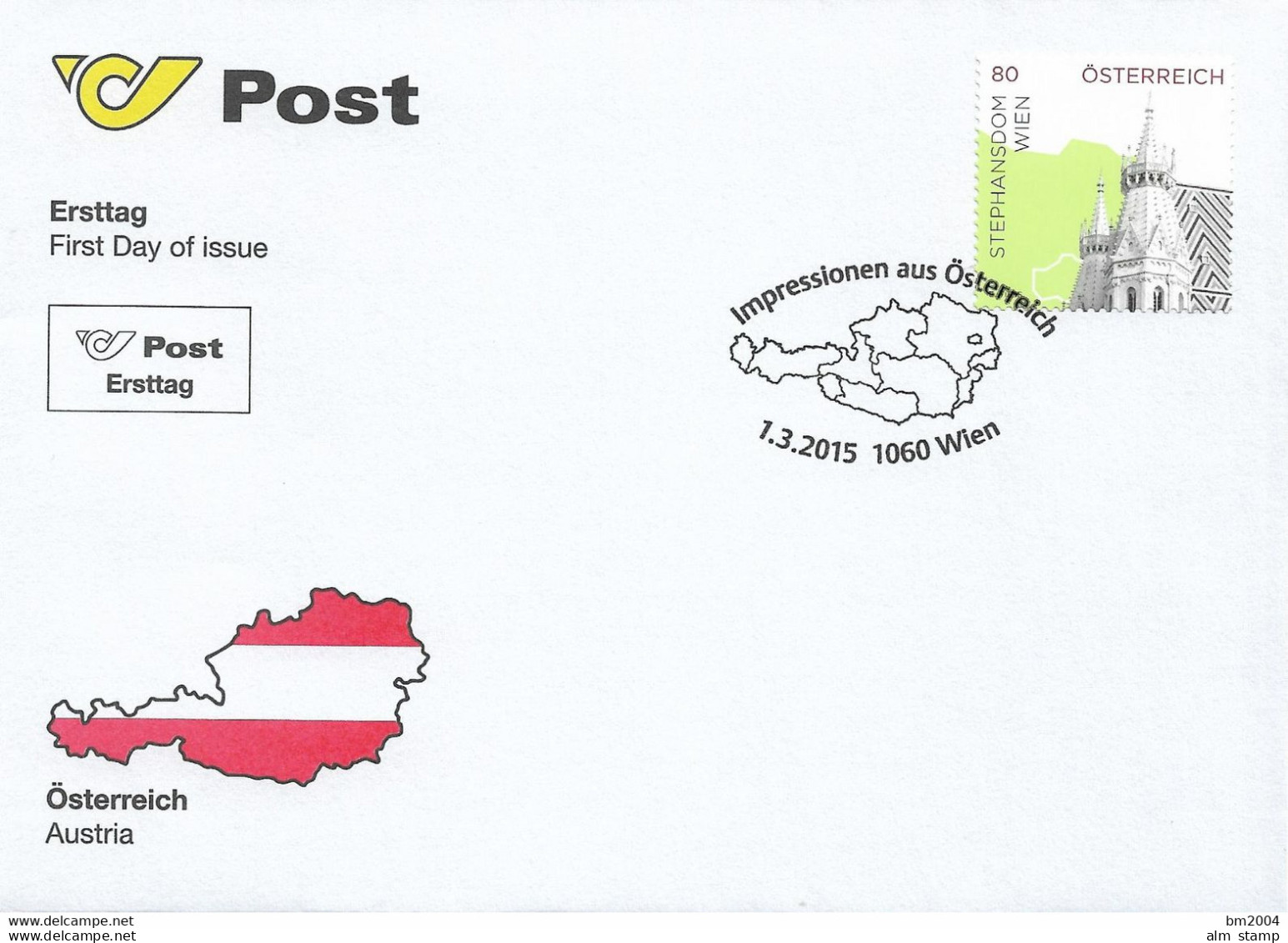 2015 Austria Österreich Mi. 3191-3198 FDC  Impressionen Aus Österreich.  Aus Markenheften - FDC