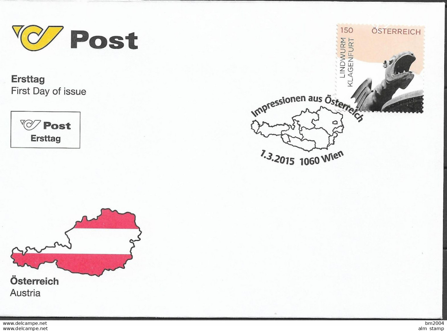 2015 Austria Österreich Mi. 3191-3198 FDC  Impressionen Aus Österreich.  Aus Markenheften - FDC