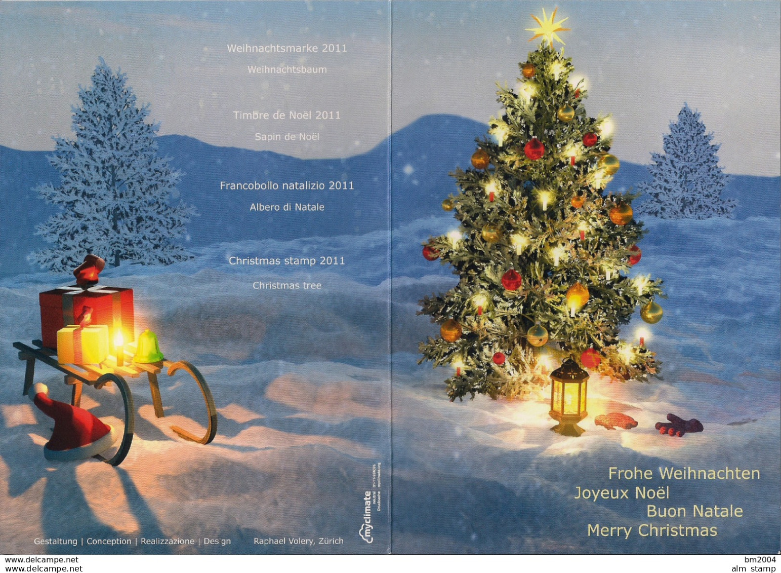 2012 SUISSE - Schweiz Weihnachten - FDC