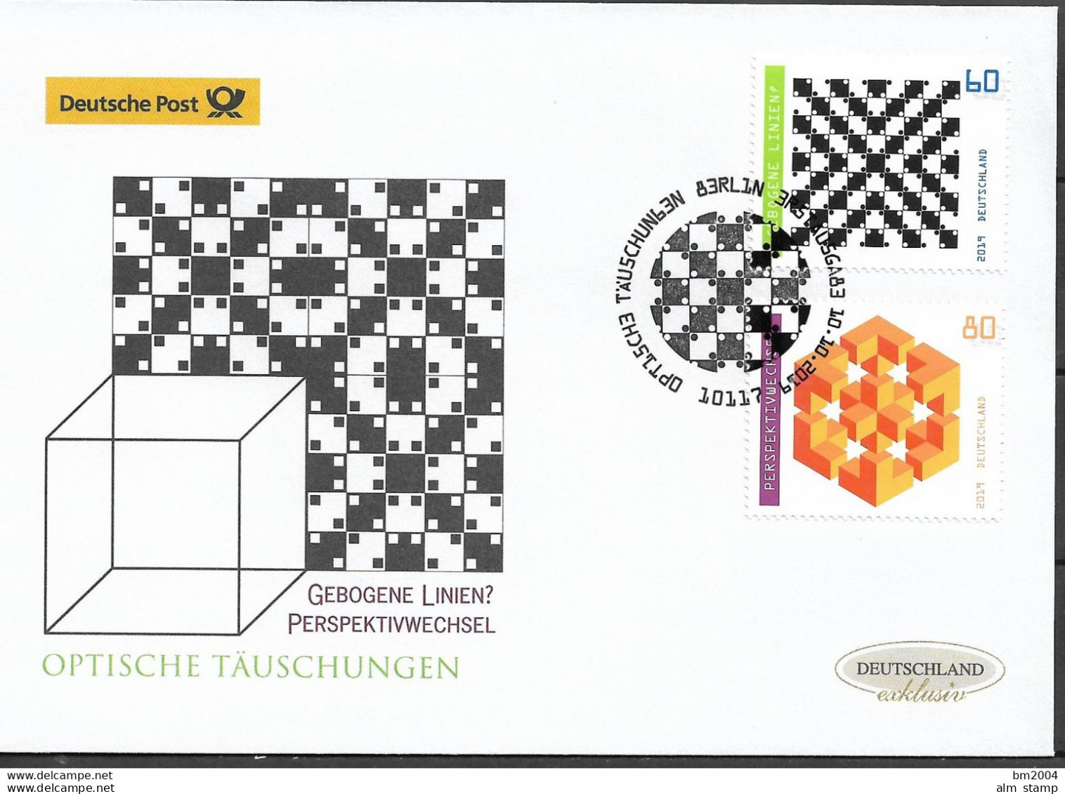 2019 Allem. Fed. Deutschland Germany Mi. 3496-7 FDC Optische Täuschungen - 2011-…