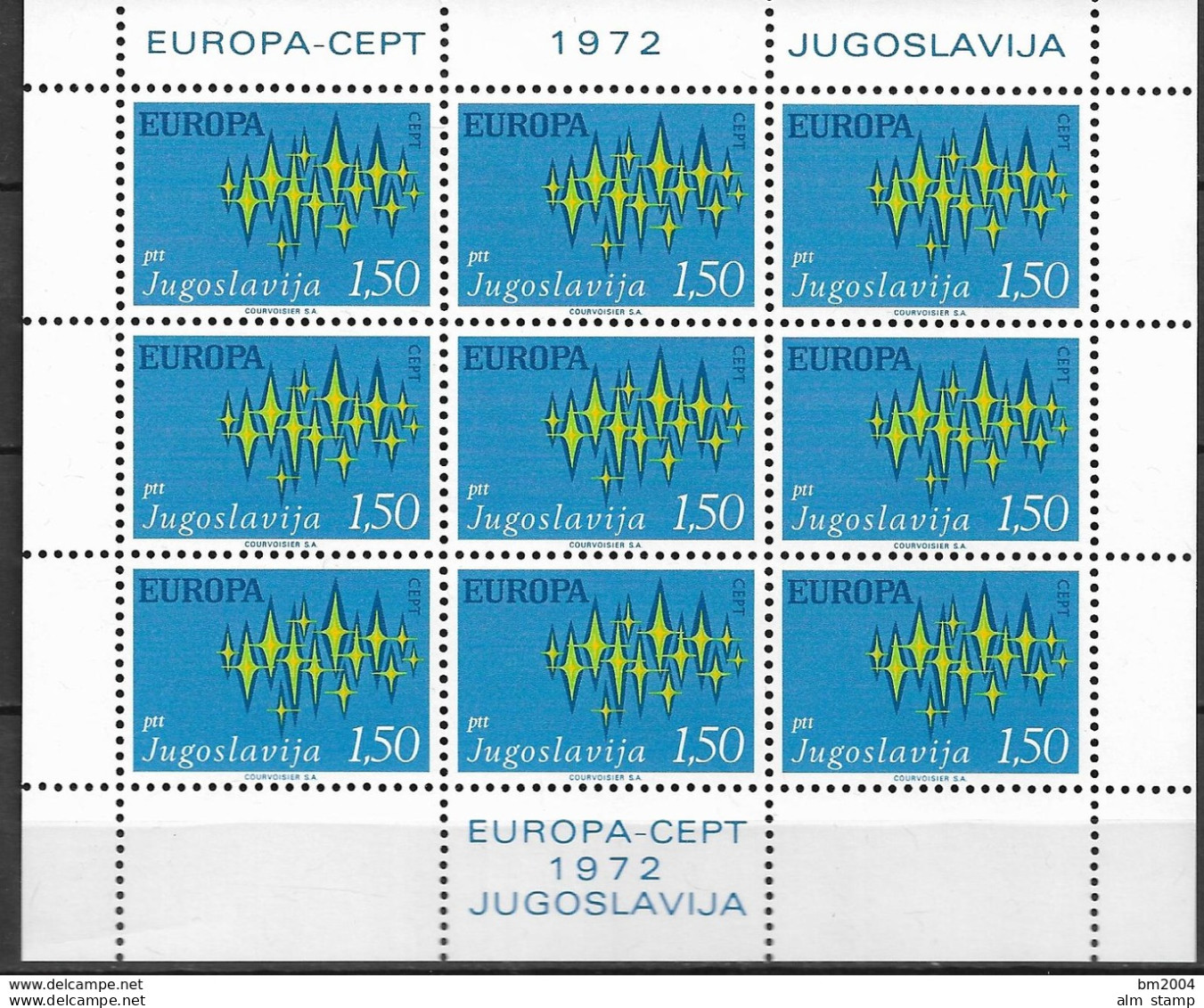 1972 Jugoslawien  Mi. 1457-8 **MNH   Europa - 1972