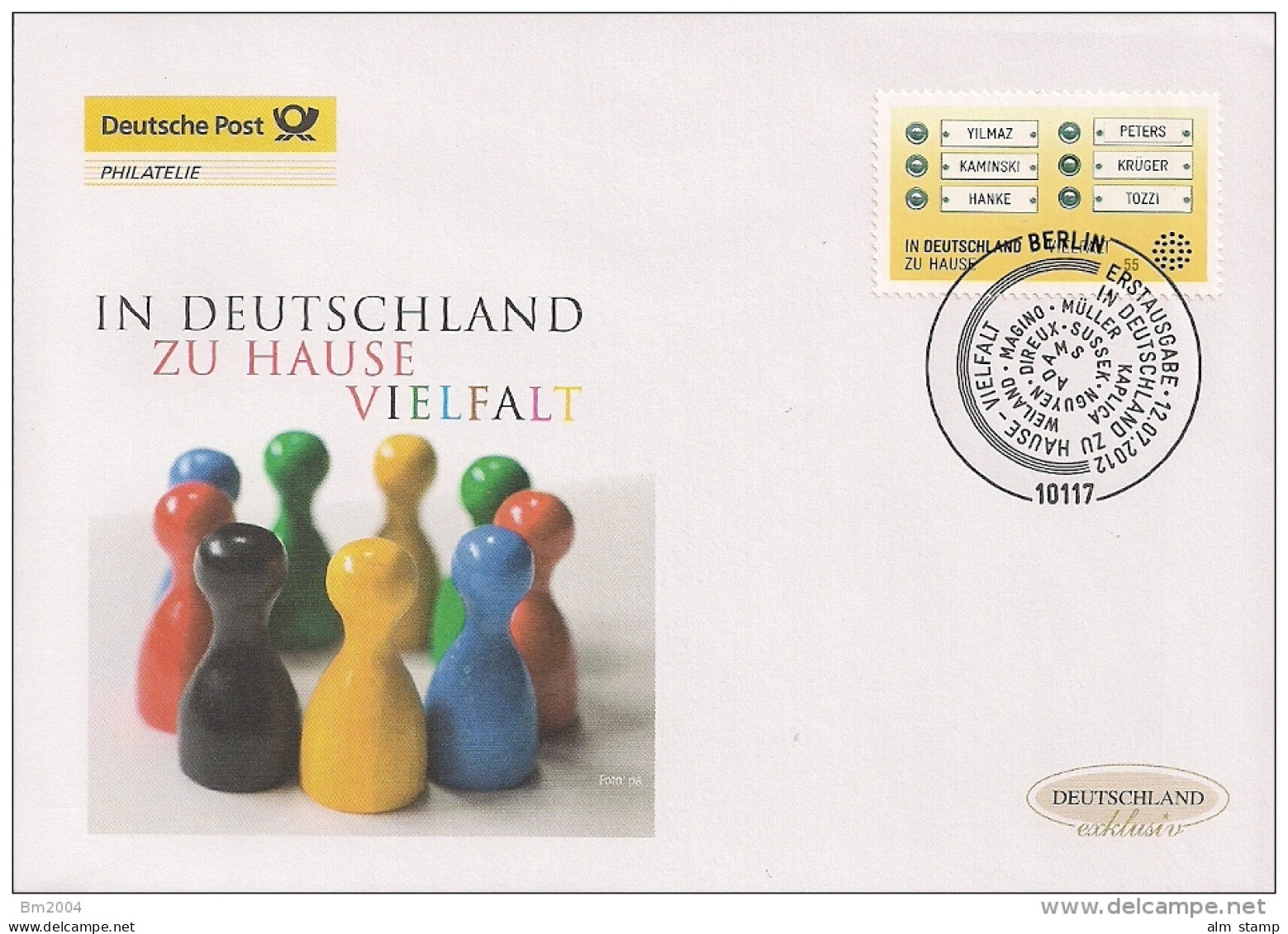 2012 Deutschland Allem.Fed. Mi. 2941   FDC   In Deutschland Zu Hause - 2011-…