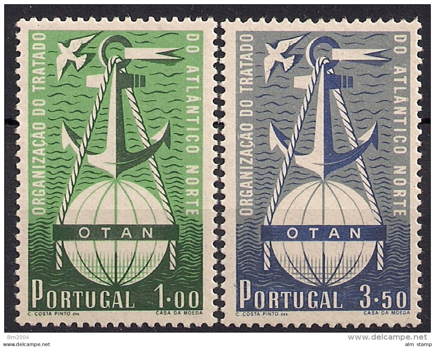 1952 Portugal  Mi. 778-9 **MNH  NATO  OTAN - Neufs