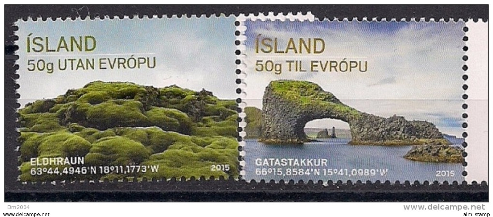 2015 Island Mi. 1452-3 **MNH Europa   Tourismus - Ungebraucht