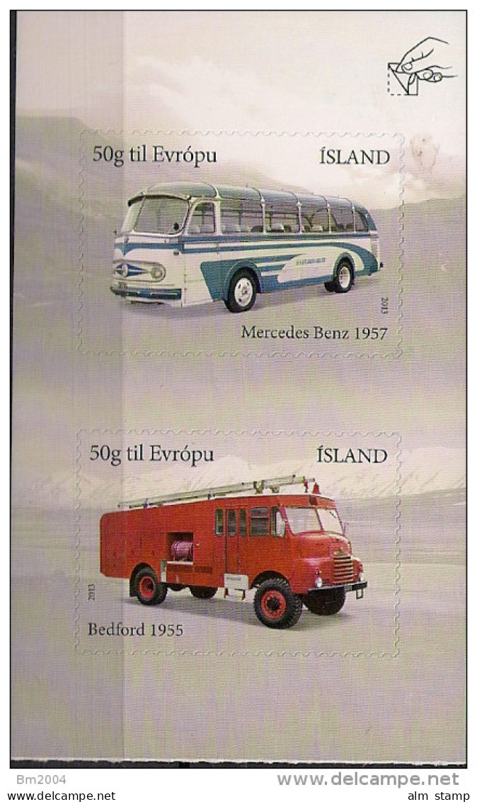 2013 Iceland  Island Mi. 1385-8 **MNH 100 Jahre Automobile Auf Island Booklet Stamps - Nuevos