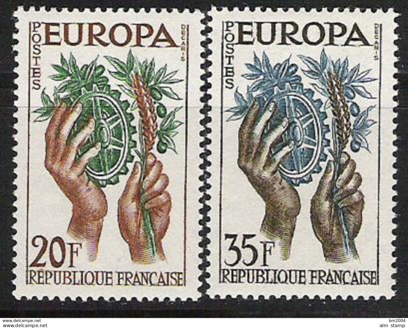 1957 Frankreich  Mi. 1157-8 **MNH - 1957