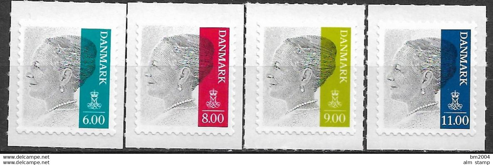 2011 Dänemark Mi. 1629-32I **MNH  Königin Margrethe II. - Unused Stamps