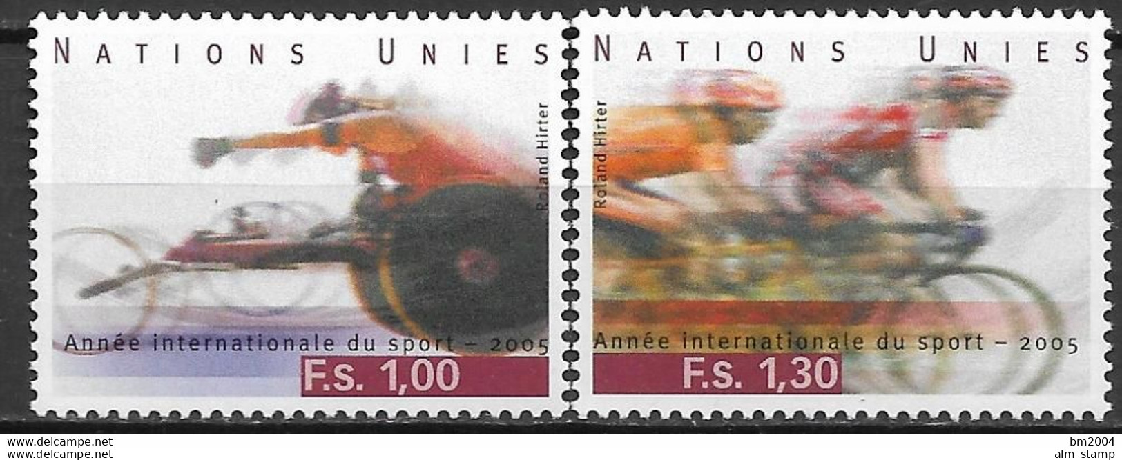 2005 UNO Genf  Mi. 516-7 **MNH  Internationales Jahr Des Sports Und Der Sporterziehung - Unused Stamps