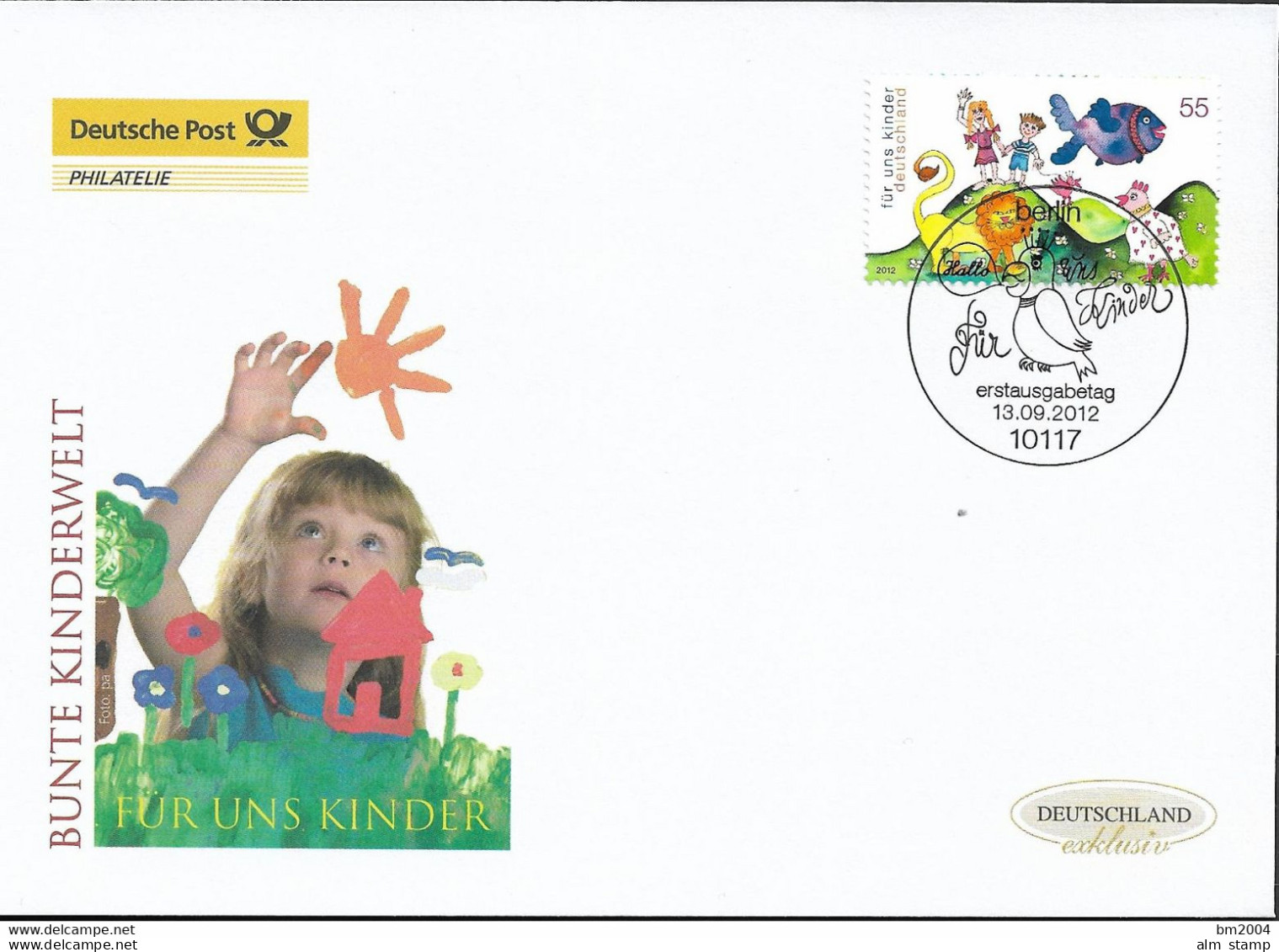 2012 Deutschland  Allem. Fed. Germany  Mi. 2952 FDC   Für Uns Kinder. - 2011-…