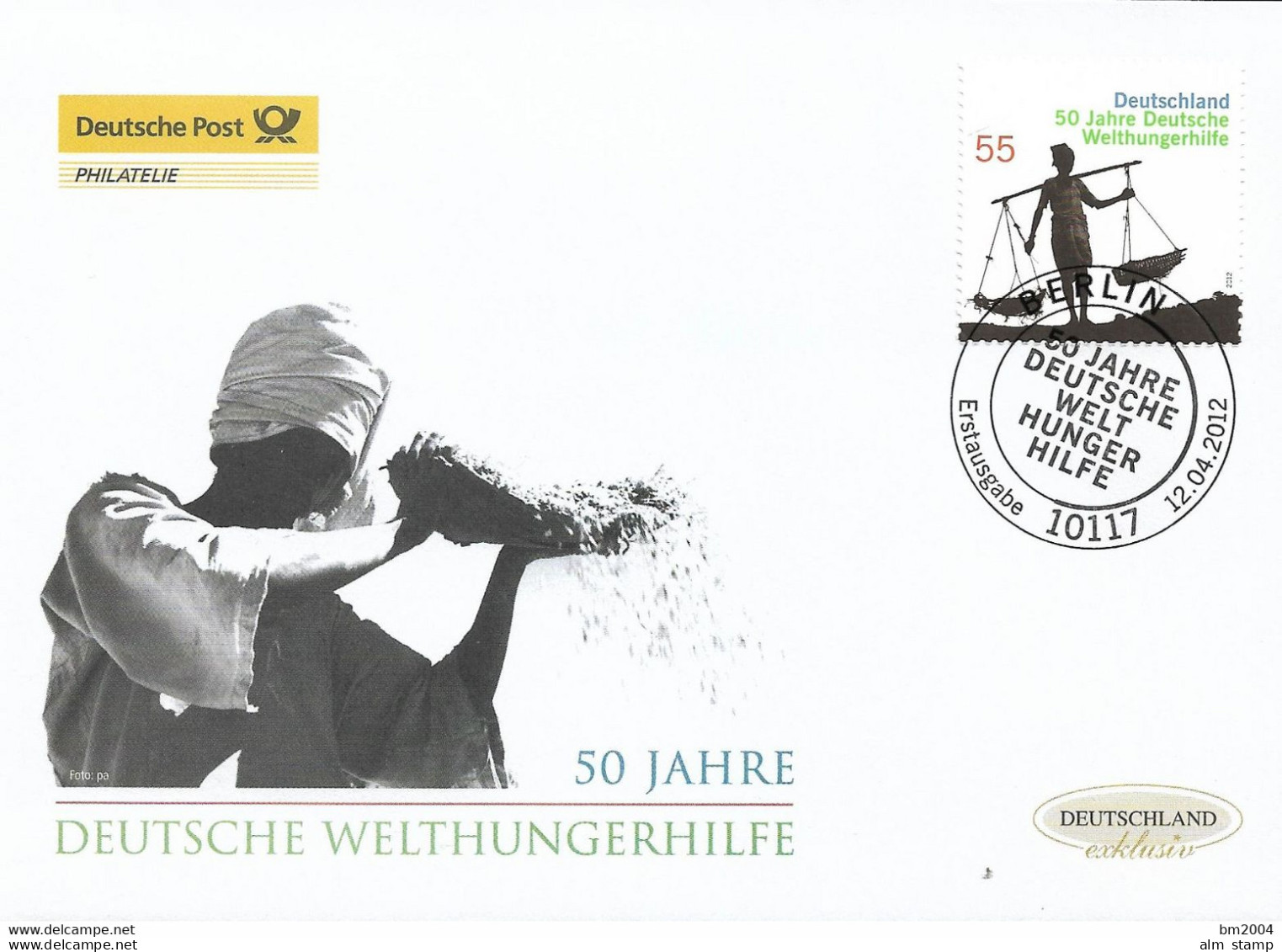 2012 Deutschland  Allem. Fed. Germany  Mi. 2928 FDC 50 Jahre Deutsche Welthungerhilfe - 2011-…