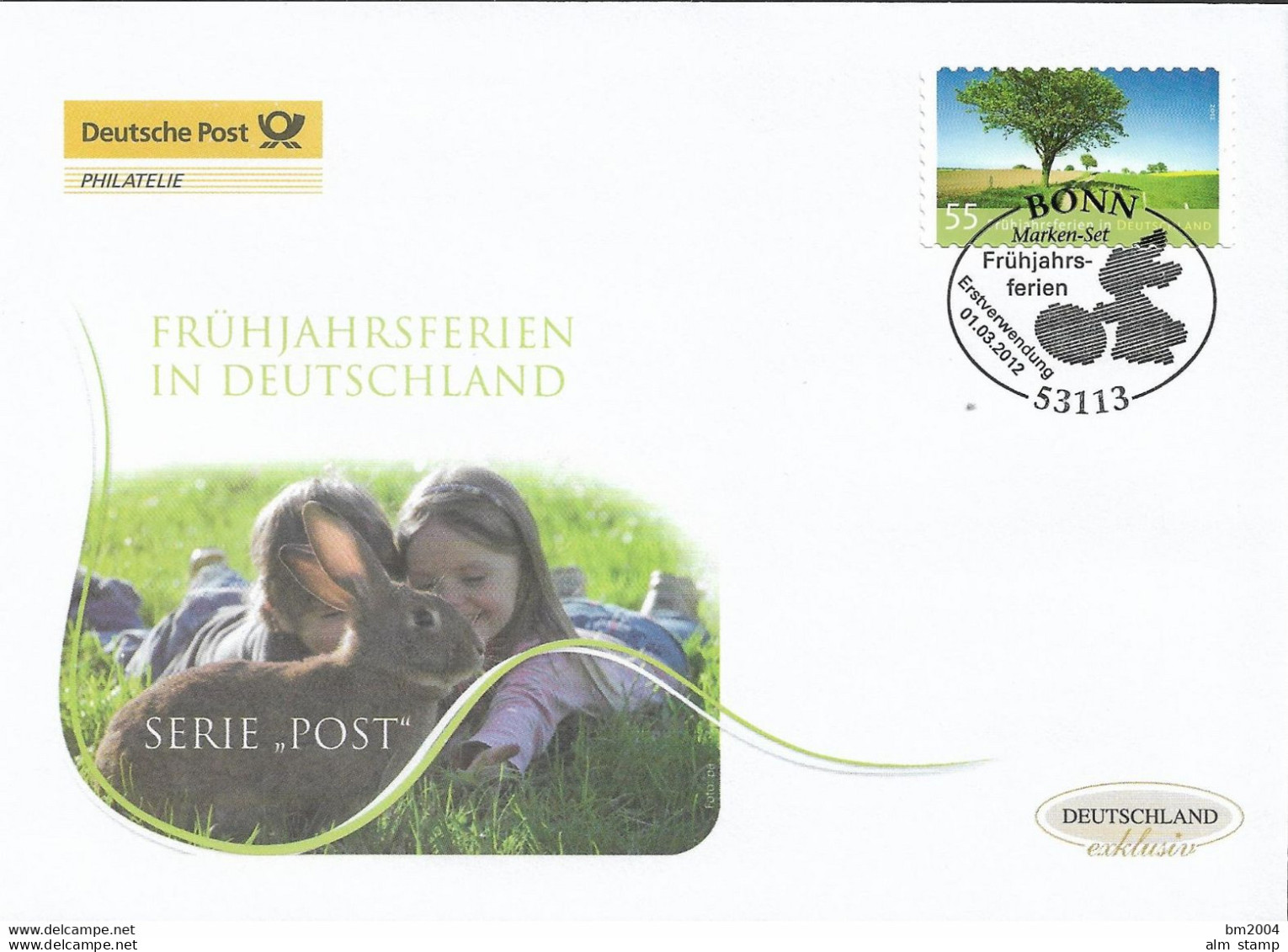 2012 Deutschland  Allem. Fed. Germany  Mi. 2923 FDC   Ferien In Deutschland :Frühjahrsferien - 2011-…