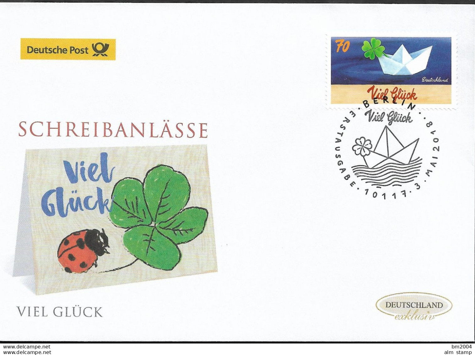 2018 Deutschland  Allem. Fed. Germany Mi. 3386-7 FDC   Grußmarken: Schreibanlässe - 2011-…