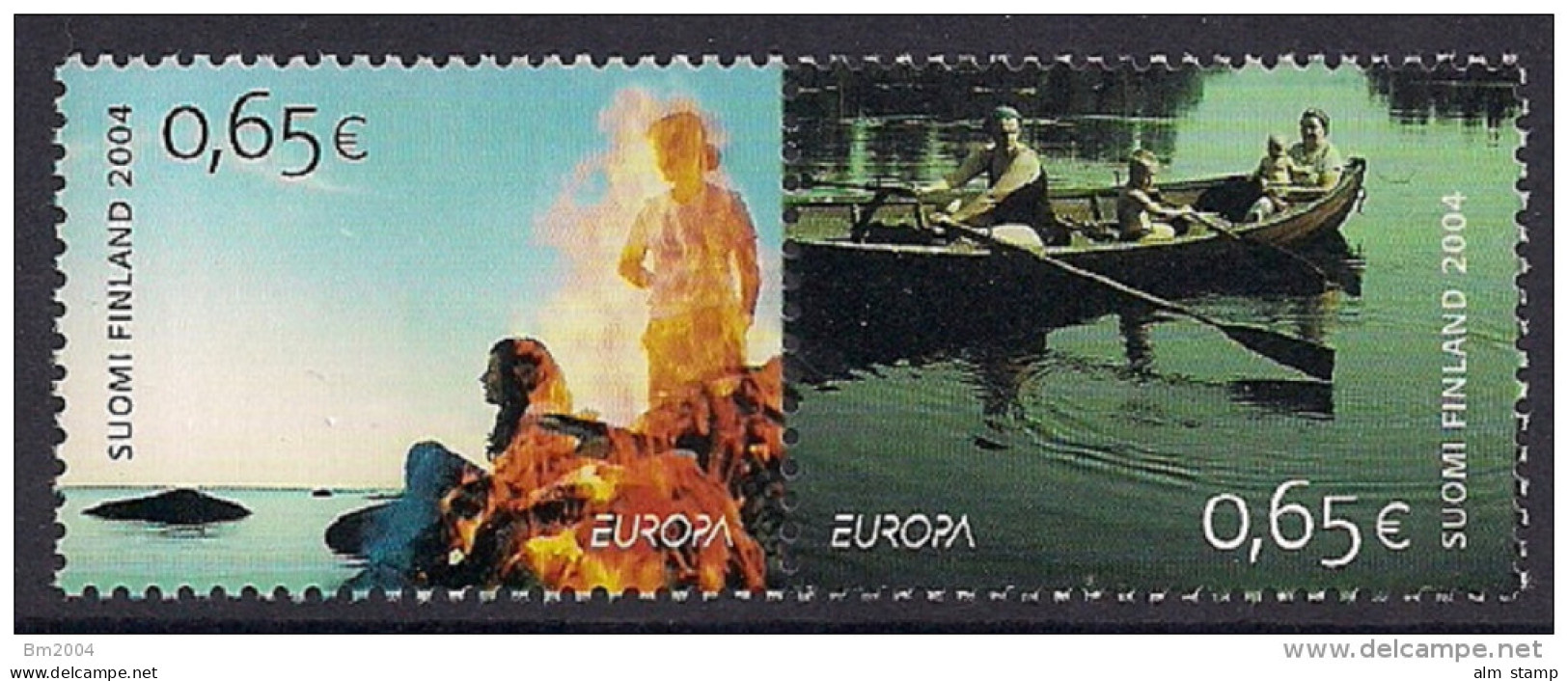 2004 Finnland Mi. 1705-6**MNH   Europa: Ferien - Neufs