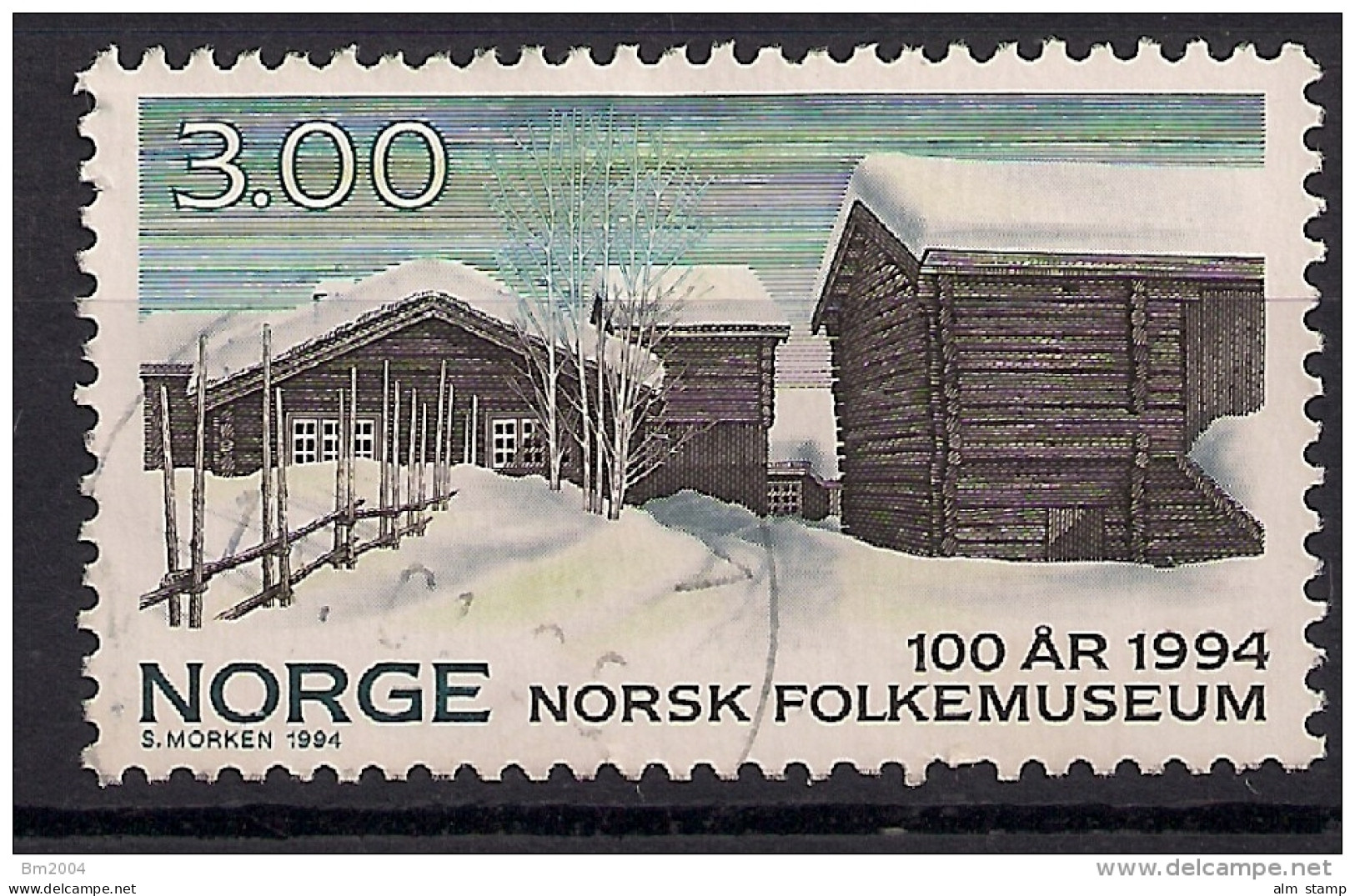 1994 Norwegen Mi.  1161 Used   Bauernhäuser - Gebraucht