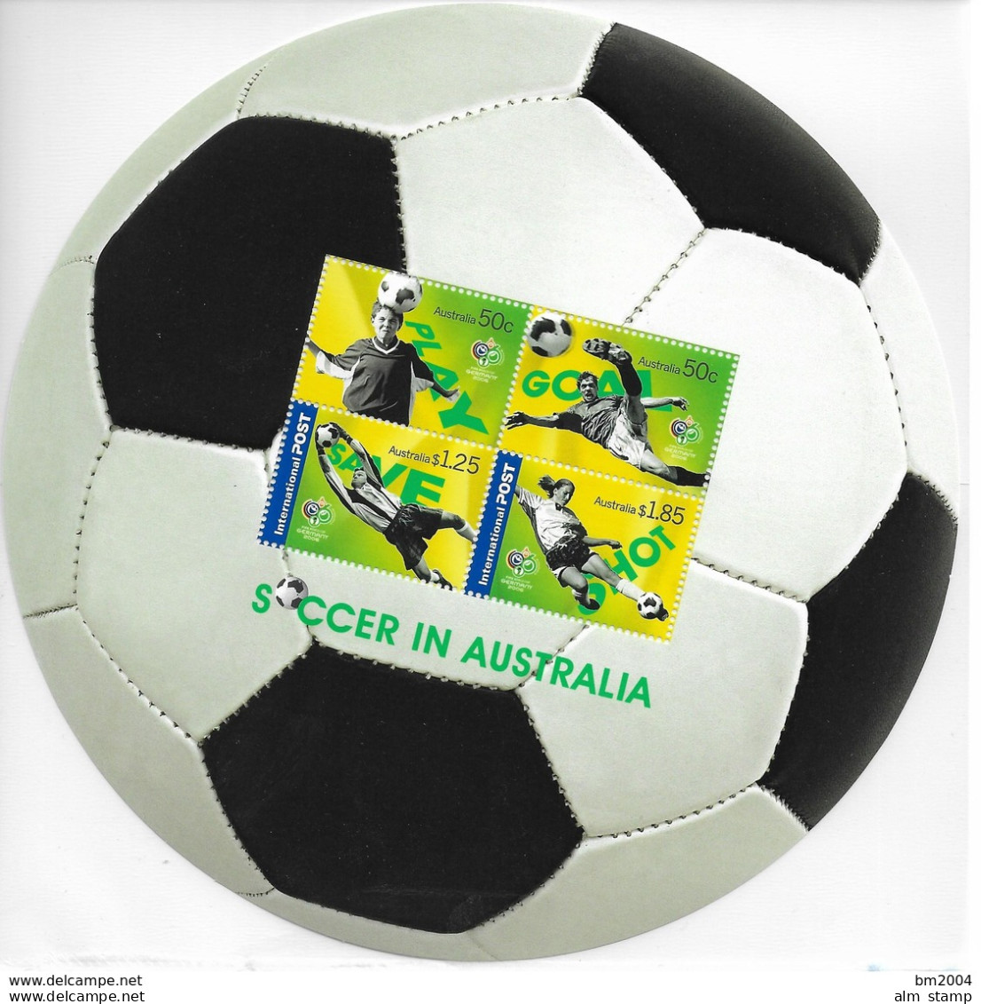 2006 Australin Mi. Bl 61 **MNH   Fußball-Weltmeisterschaft, Deutschland - Blokken & Velletjes