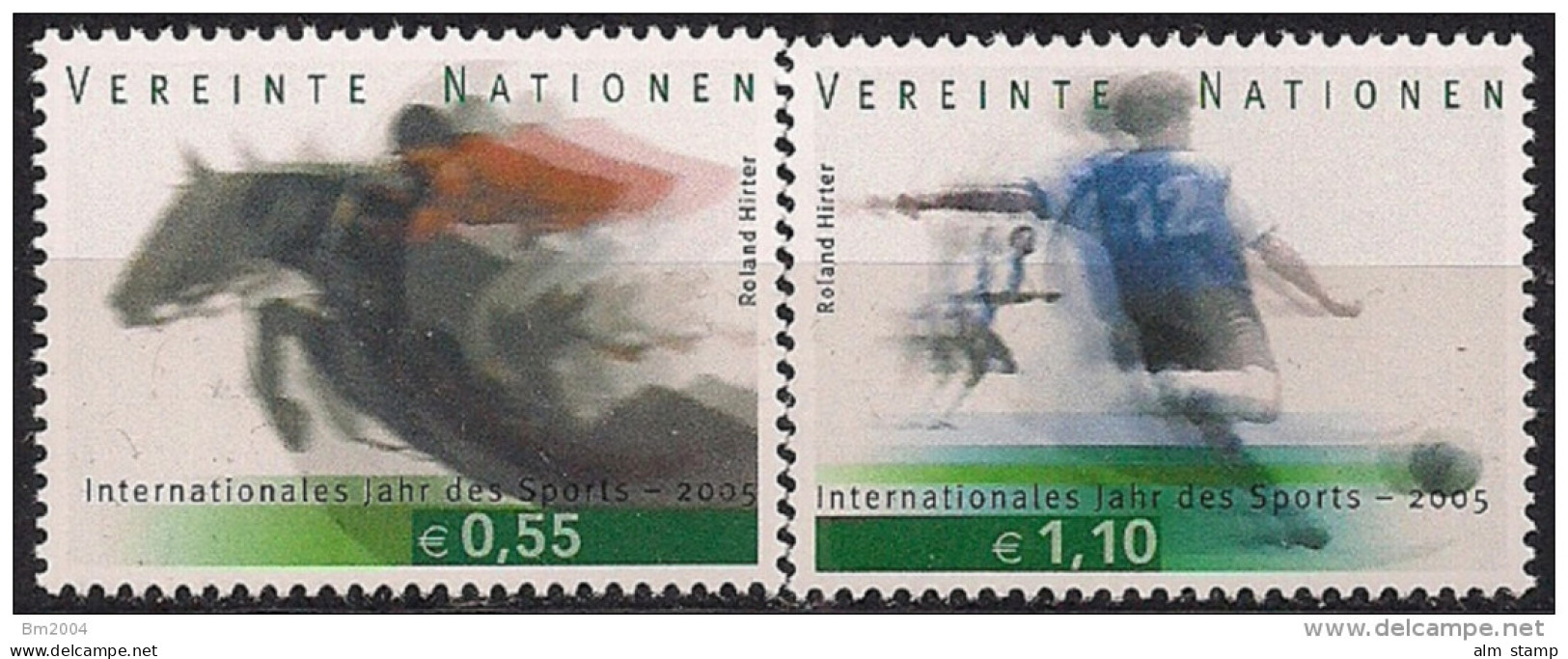 2005 UNO  Wien   Mi. 441-2 **MNH  Internationales Jahr Des Sports Und Der Sporterziehung - Ongebruikt