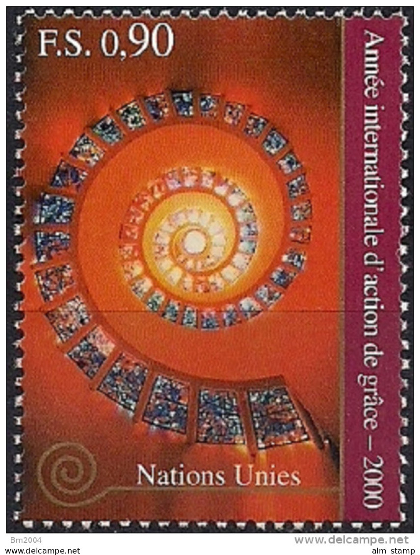 2000 UNO  Genf   Mi. 384 **MNH  Internationales Jahr Der Danksagung - Ongebruikt