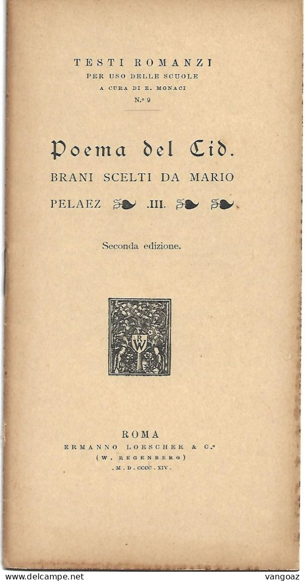 POEMA DEL CID - Altri & Non Classificati