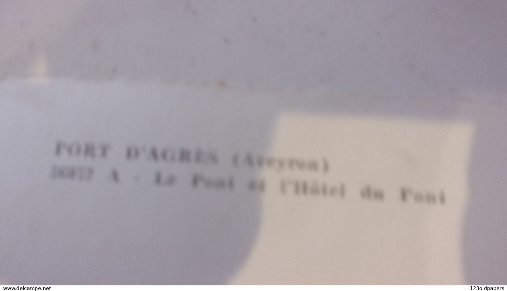 12 Port D'agres PONT ET HOTEL DU PONT - Autres & Non Classés