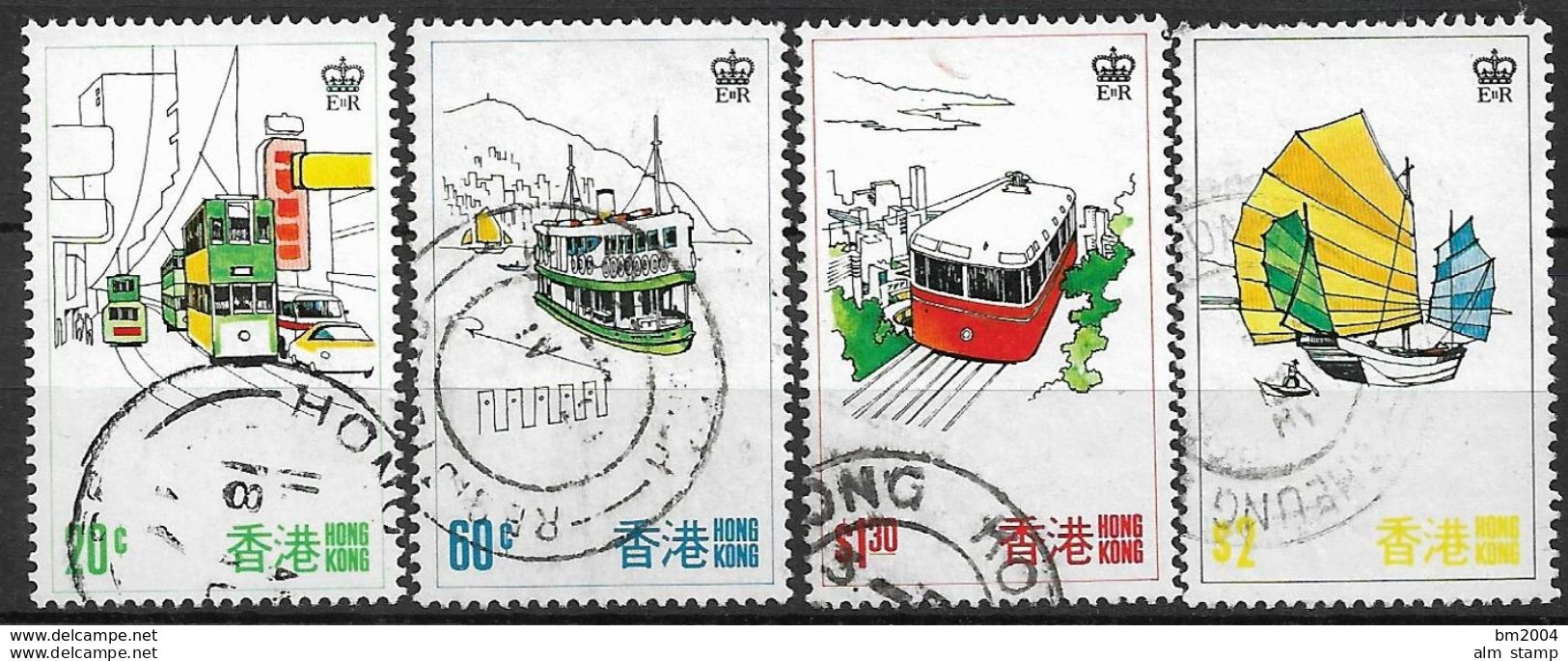 1977 Hong Kong  Mi. 337-40 Used  Tourismus - Oblitérés