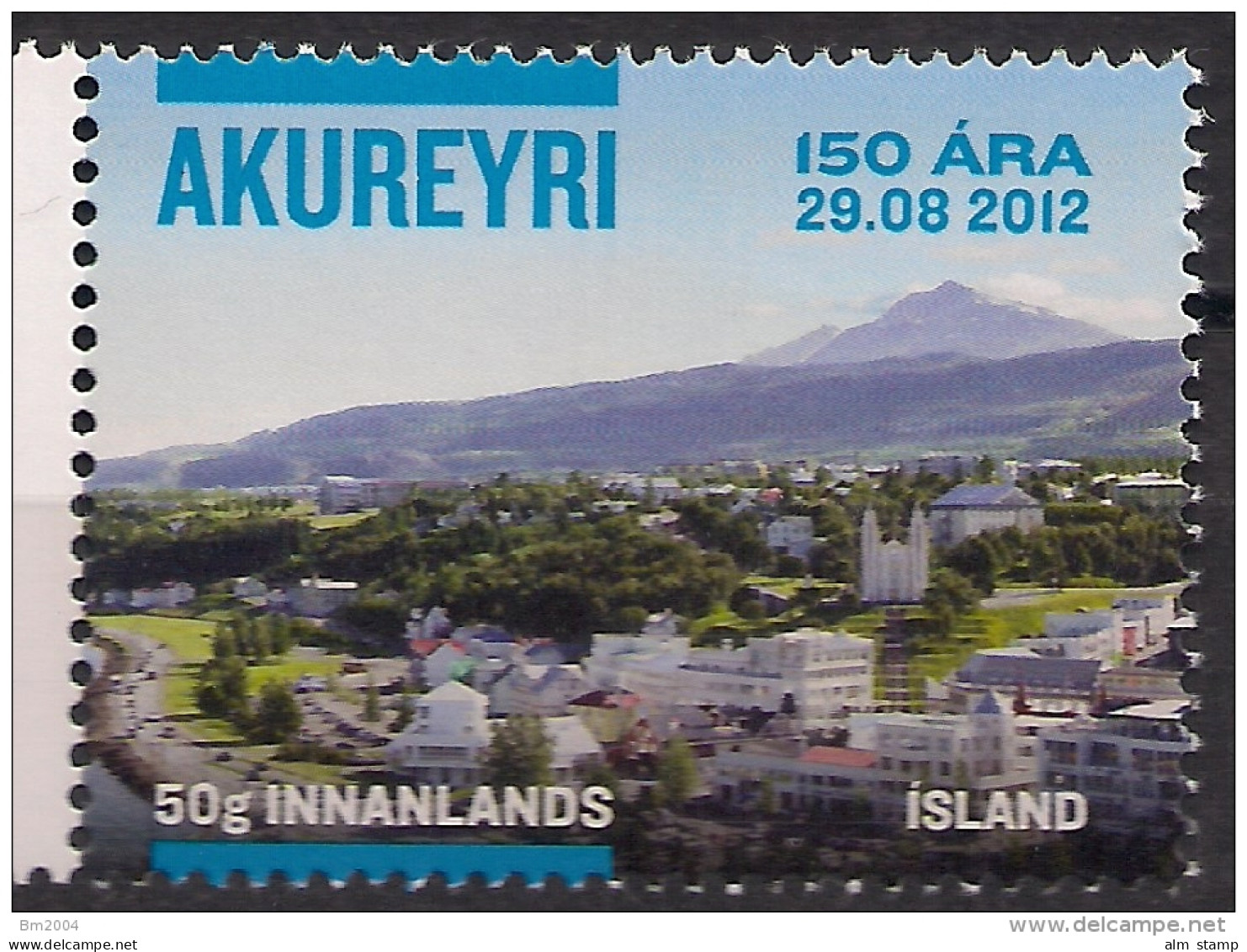 2012 Iceland  Island Mi. 1356 I **MNH    150 Jahre Stadt Akureyri - Nuevos