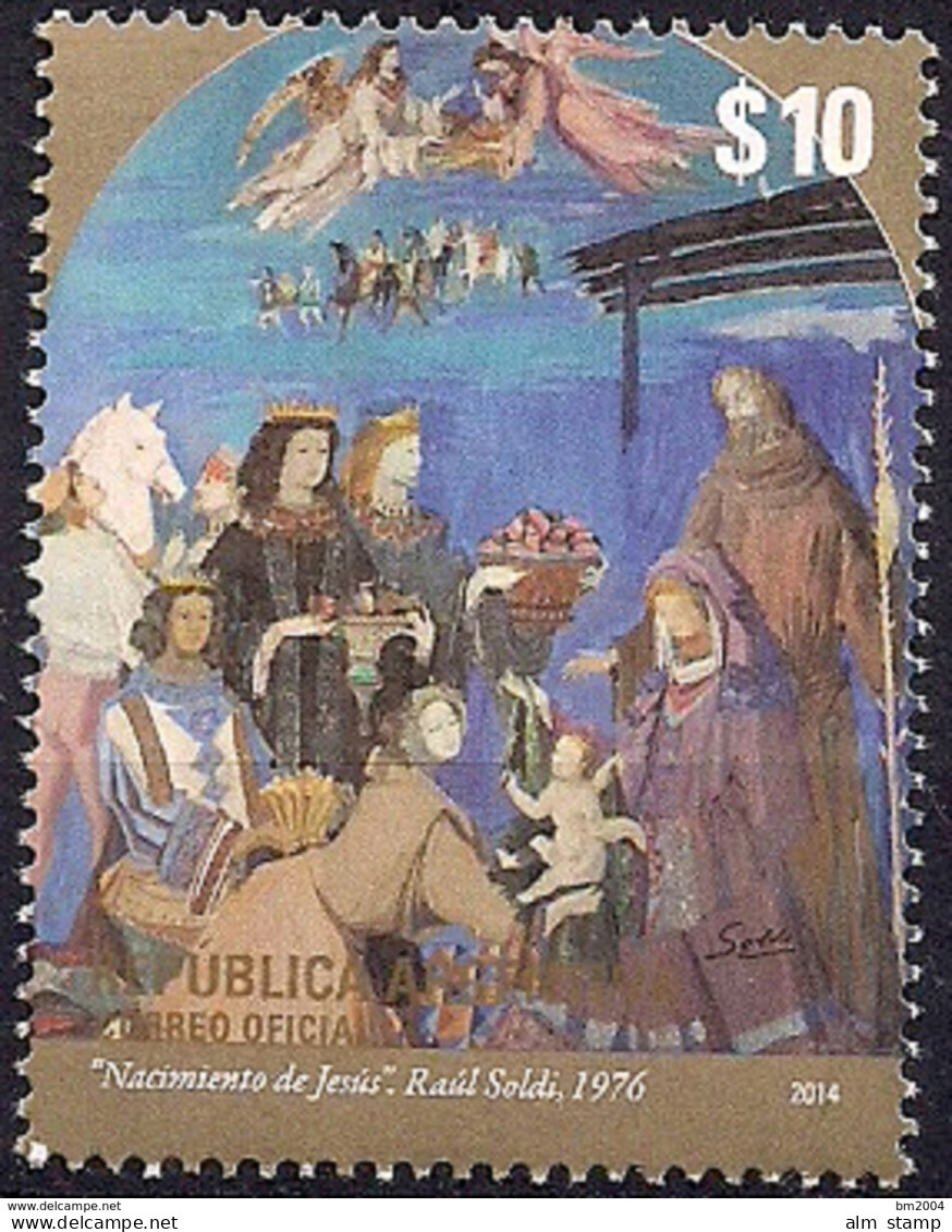 2014 Vatikan Mi. 1826 + Argentinien Mi. 3597 **MNH  Weihnachten. - Joint Issues