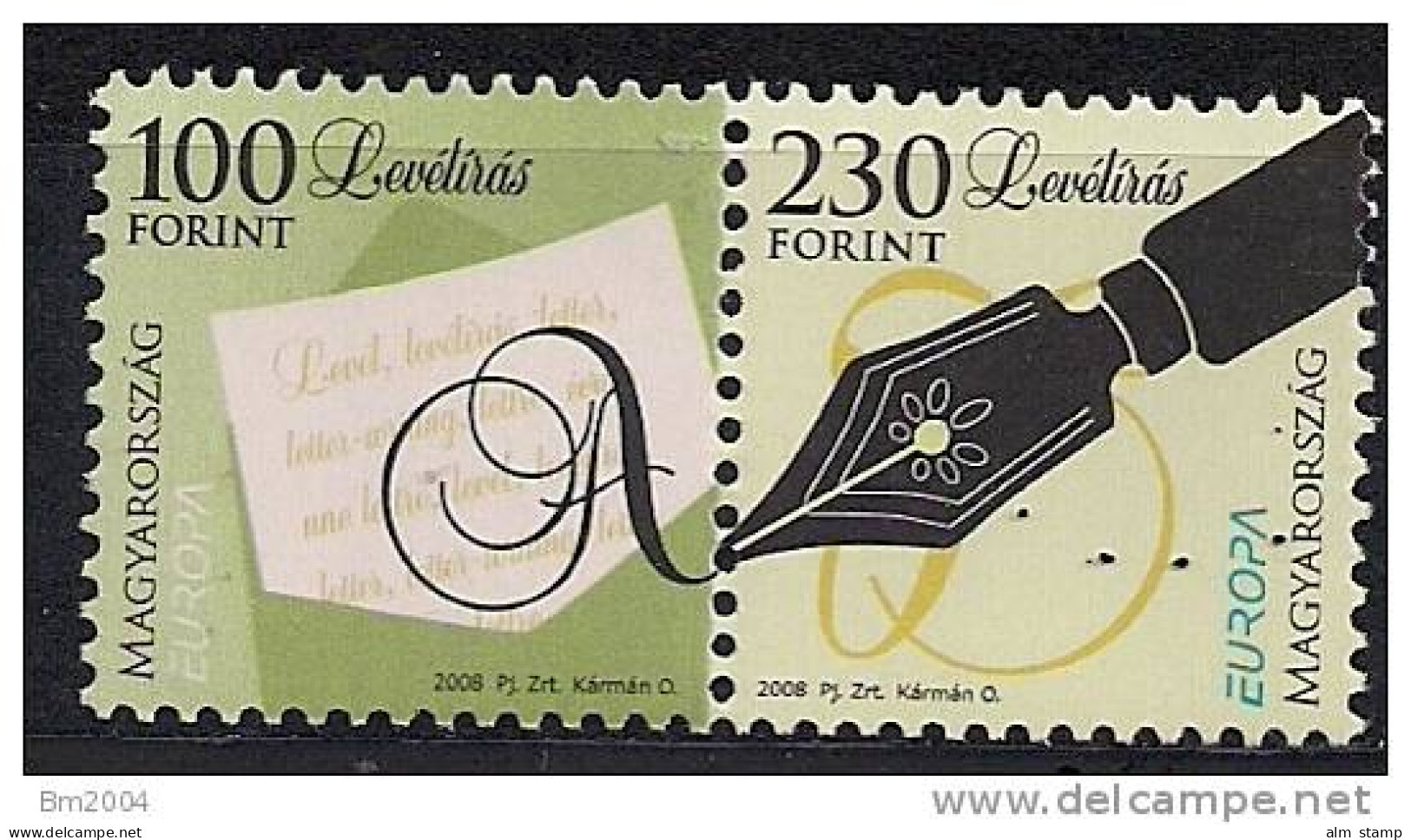 2008 Ungarn Mi. 5282-3 **MNH  Bloc- Stamp - 2008