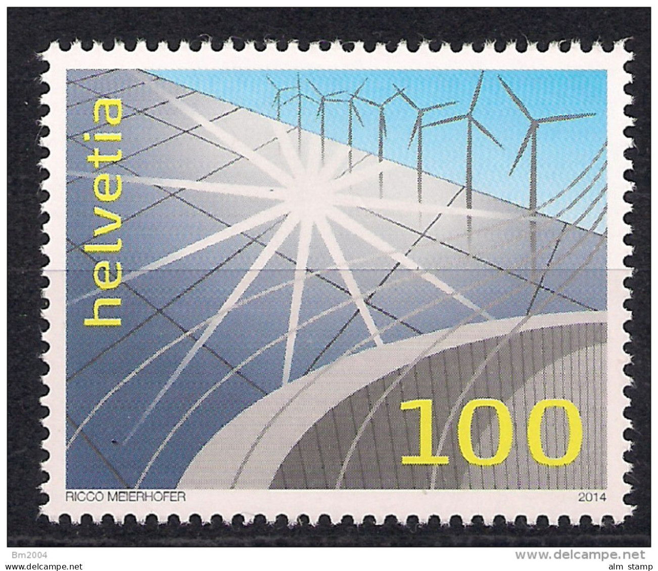 2014  Schweiz  Mi.  2342 **MNH Erneuerbare Energien - Unused Stamps