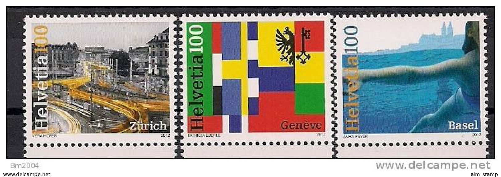 2012 Schweiz Mi. 2268-7 **MNH  Städte Der Schweiz - Unused Stamps