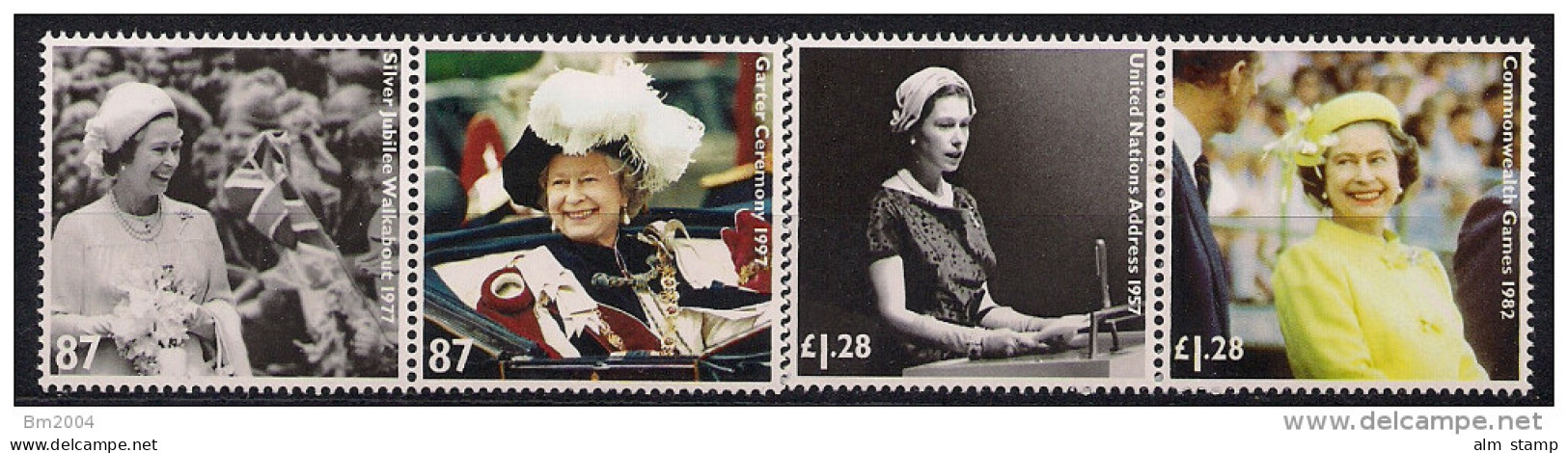 2012 Grossbritannien Mi 3264-70 **MNH 60. Jahrestag Der Thronbesteigung Von Königin Elizabeth II. - Unused Stamps