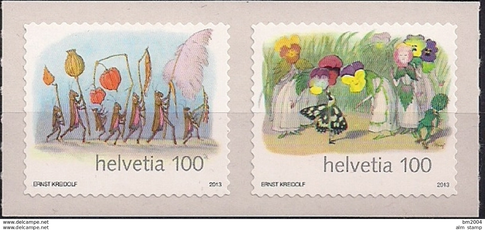 2013 Schweiz Mi. 2286-7.**MNH  150. Geburtstag Von Ernst Kreidolf - Unused Stamps