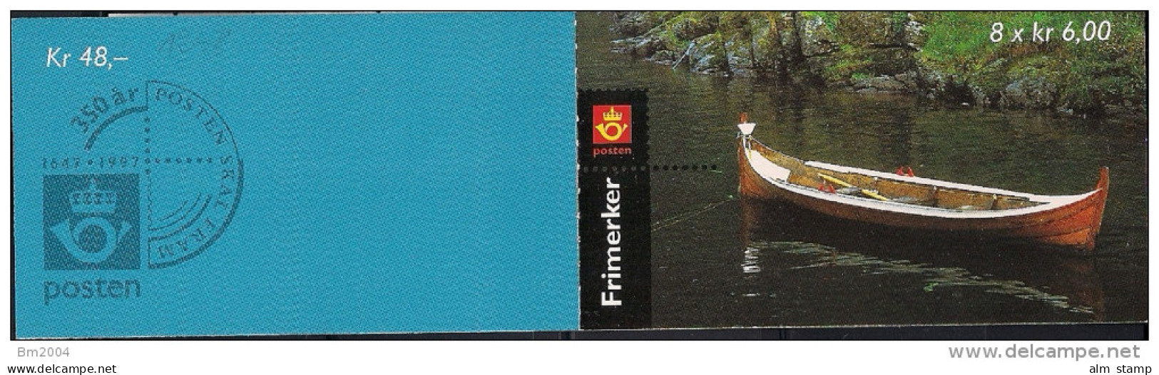 1997 Norwegen Mi.  1246-8 **MNH  Tourismus - Booklets