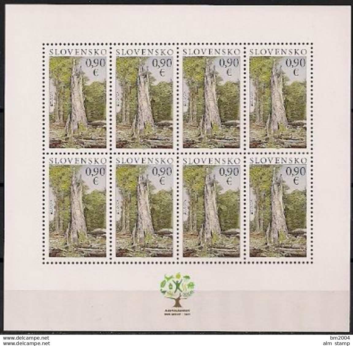 2011 Slowakei  Mi.  601**MNH Europa   " Der Wald " - 2011