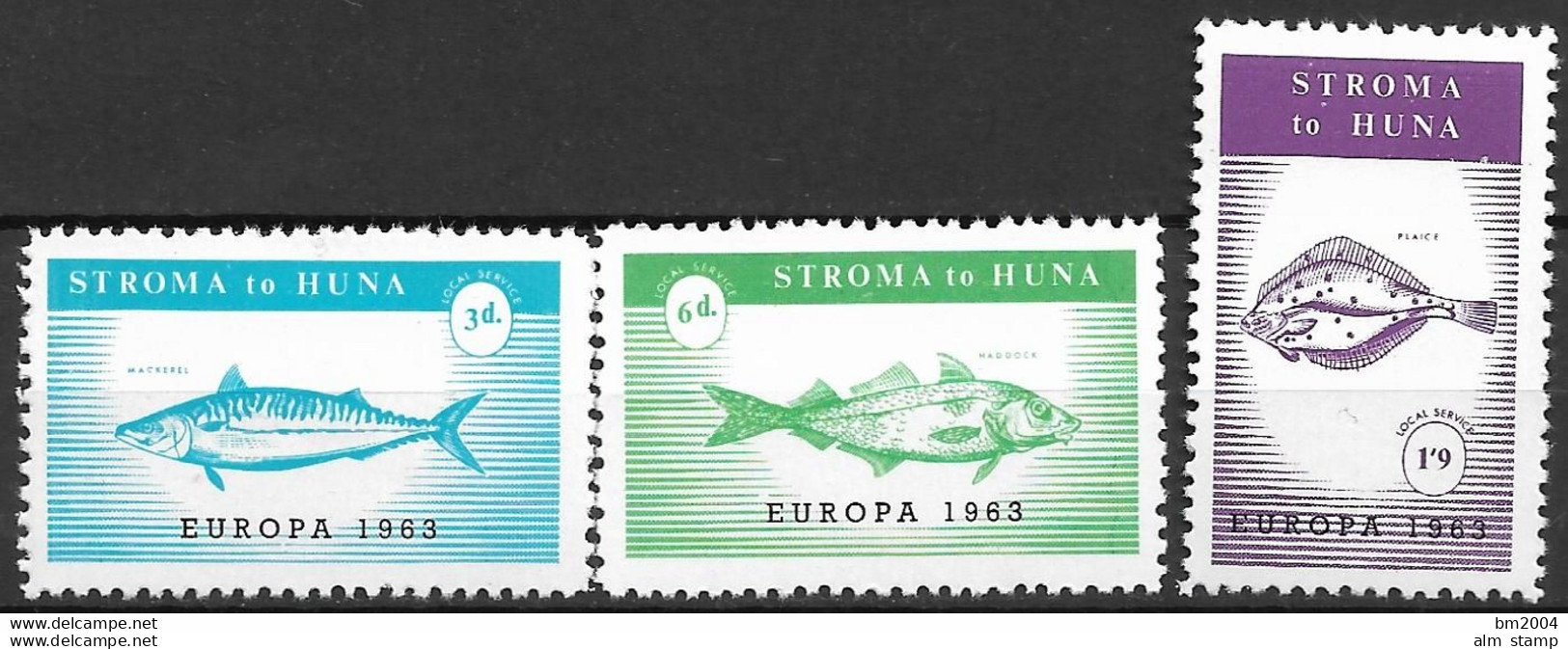 1963 Stroma To Huna  **MNH Europa - 1963