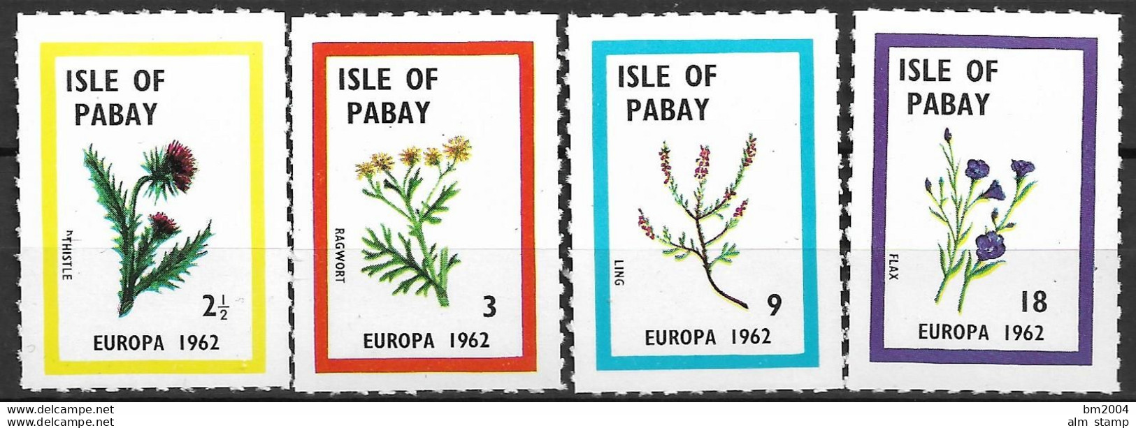 1962 Isle Of Pabay**MNH Europa - 1962
