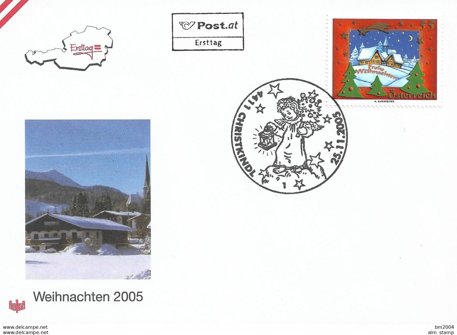 2005 Österreich  Austria Mi.  2563 FDC   Weihnachten - FDC