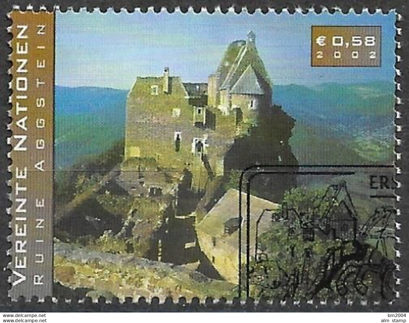 2002 UNO WIEN   Mi. 353 Used  Ruine Aggstein - Oblitérés