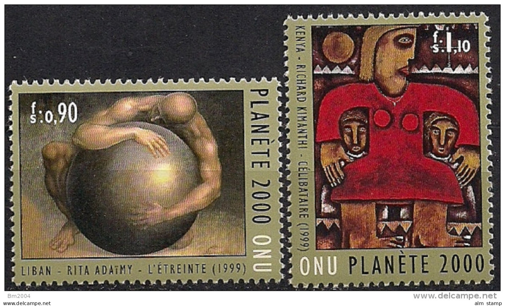 2000 UNO Genf Mi. 389-0 **MNH   „Unsere Welt Im Jahr 2000“ - Nuevos