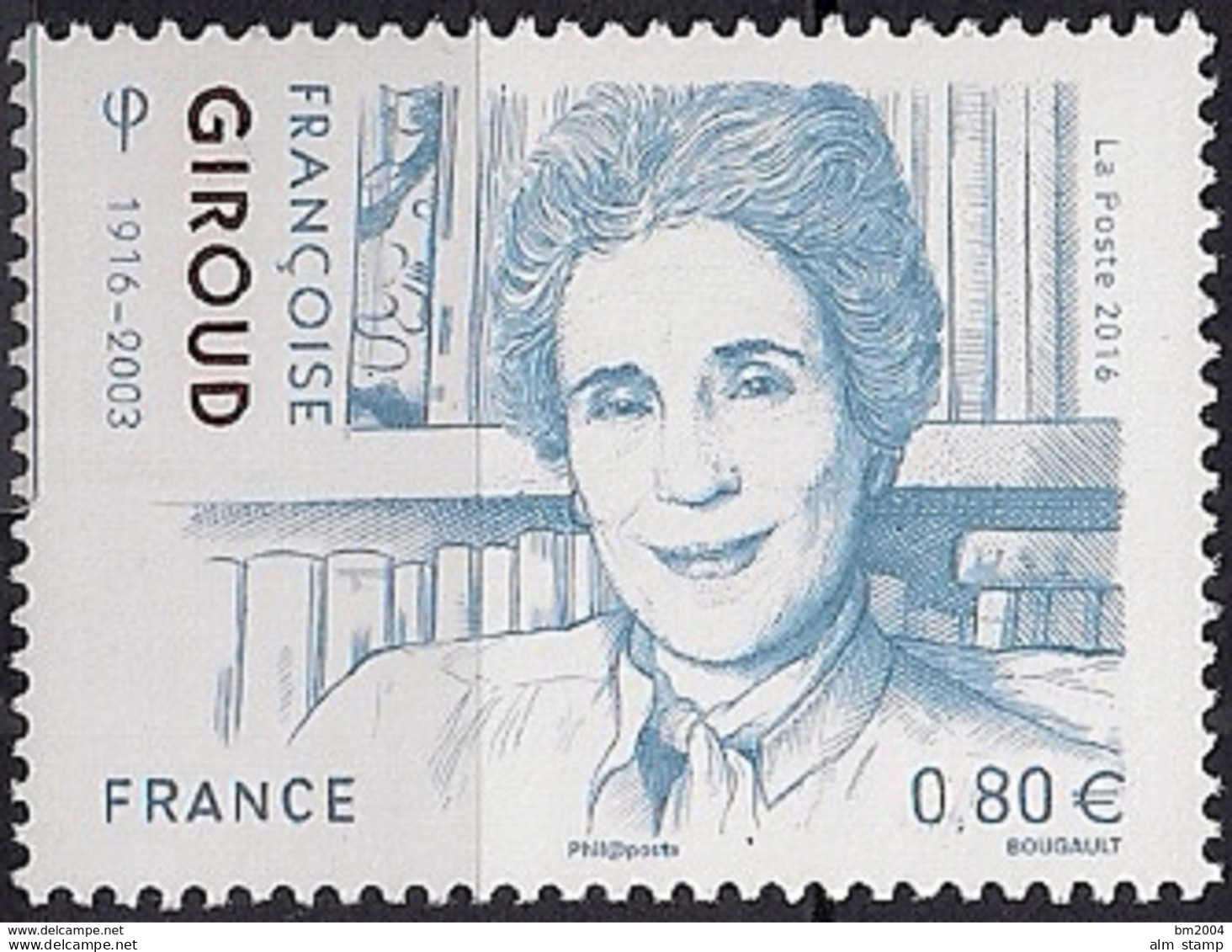 2016 Frankreich Mi. 6526 **MNH  100. Geburtstag Von Françoise Giroud. - Neufs