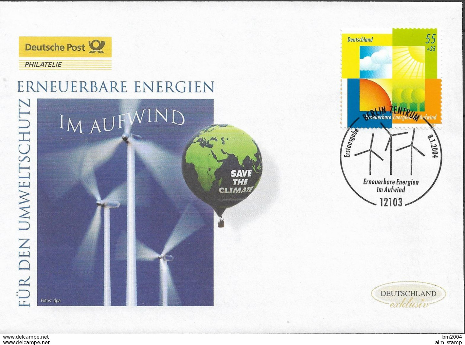 2004 Deutschland Germany Mi. 2378 FDC  Erneuerbare Energien Im Aufwind - 2001-2010