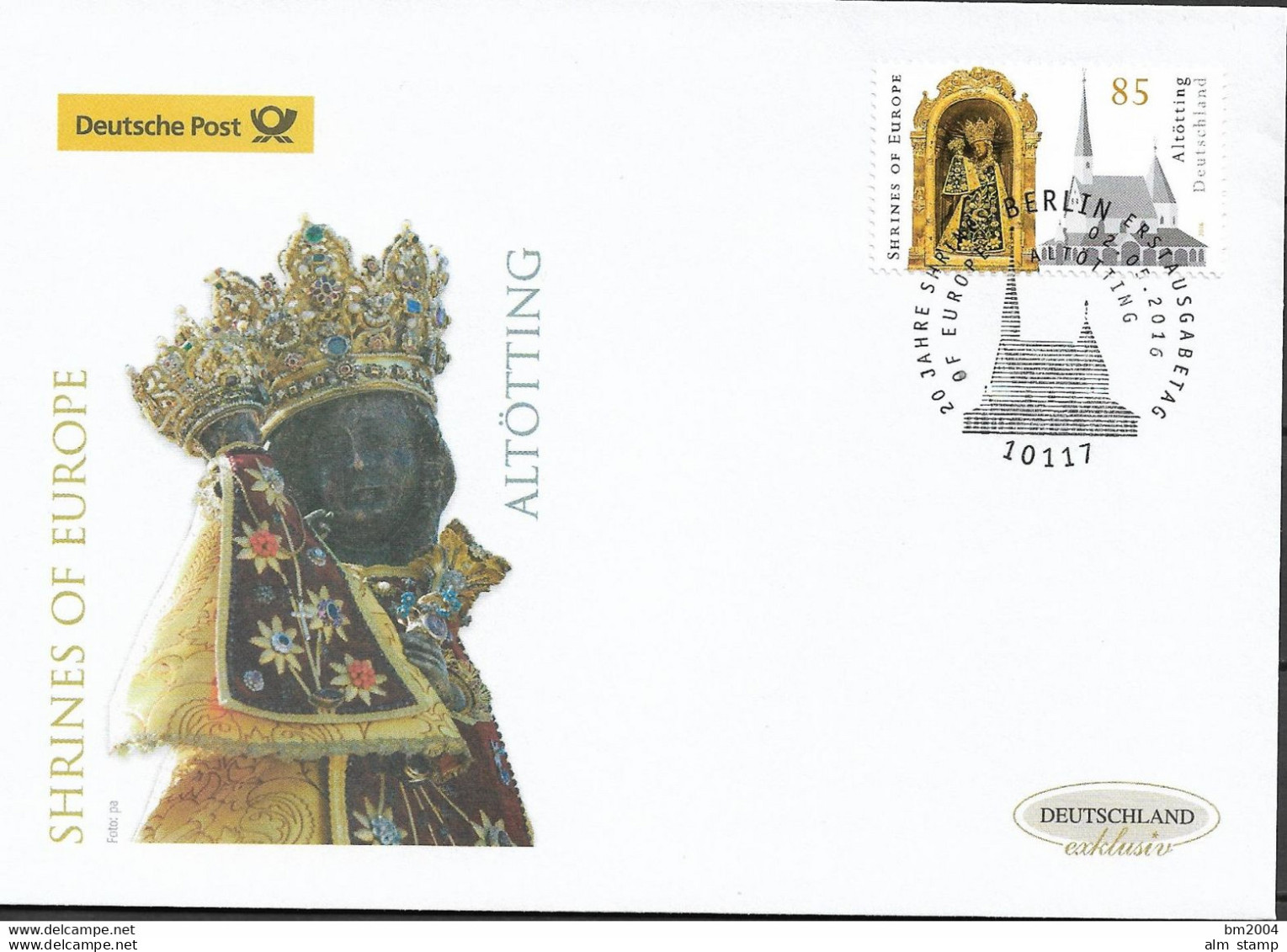 2016 Germany  Deutschland  Mi. 3240 FDC  20 Jahre „Shrines Of Europe“: Altötting. - 2011-…