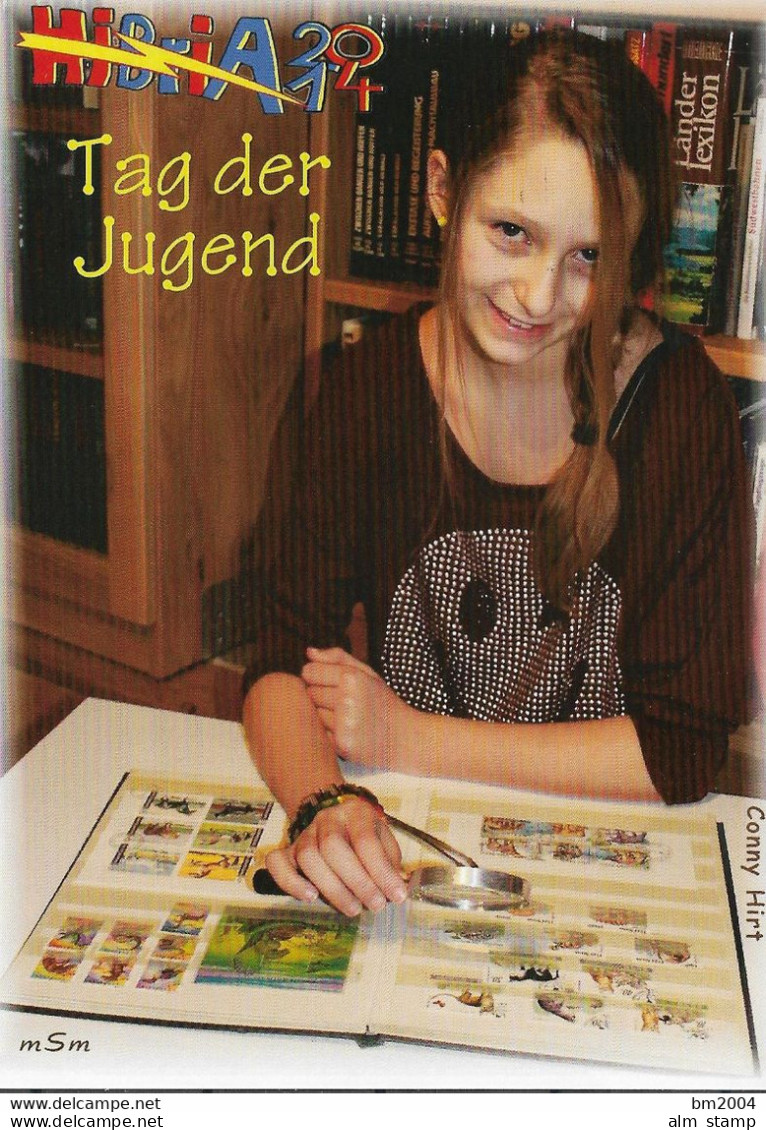 2014  Austria Österreich  Hibria 2014  Karte "  Tag Der Jugend " - FDC