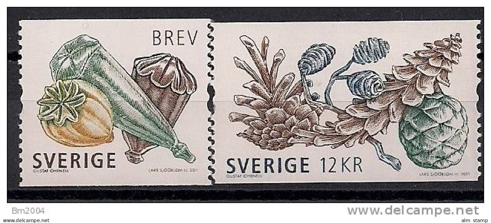 2011 Schweden Mi. 2837-8**MNH - Neufs