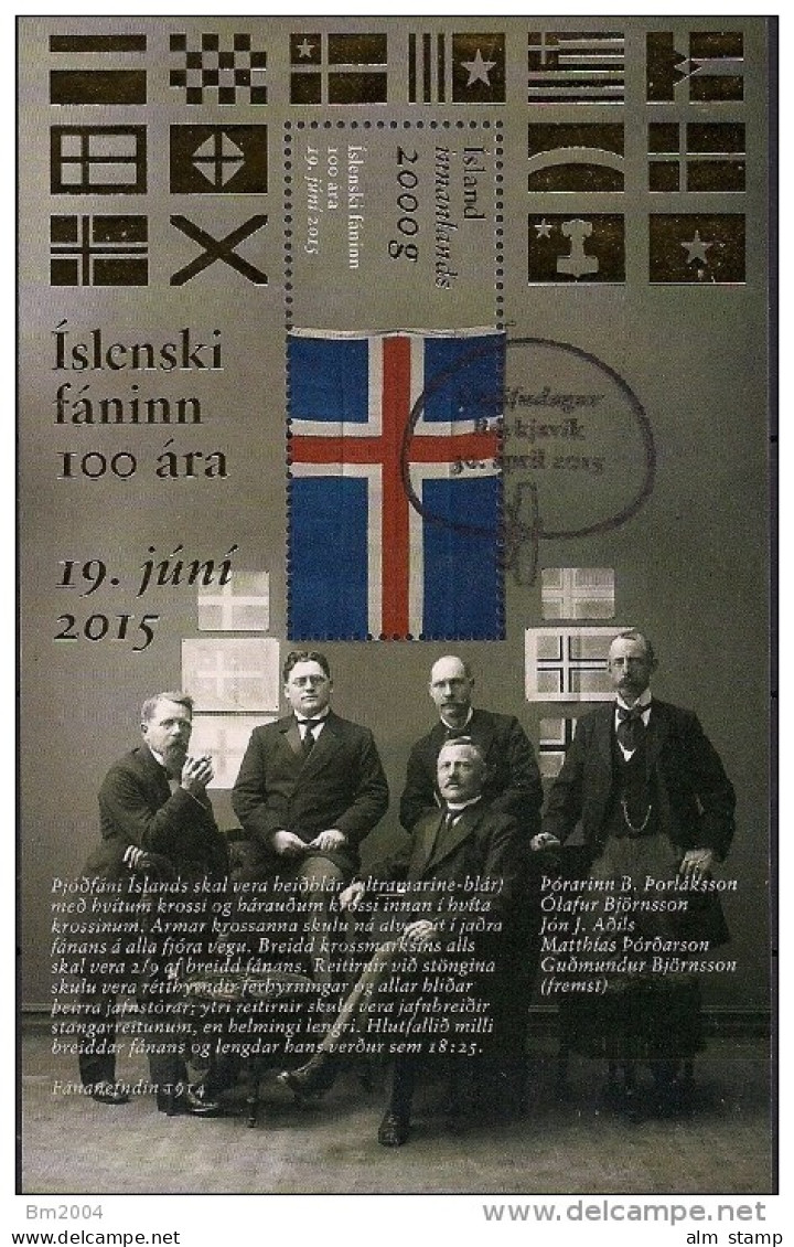 2015 Island Mi. Bl 62  Used    100 Jahre Frauenwahlrecht In Island - Usados