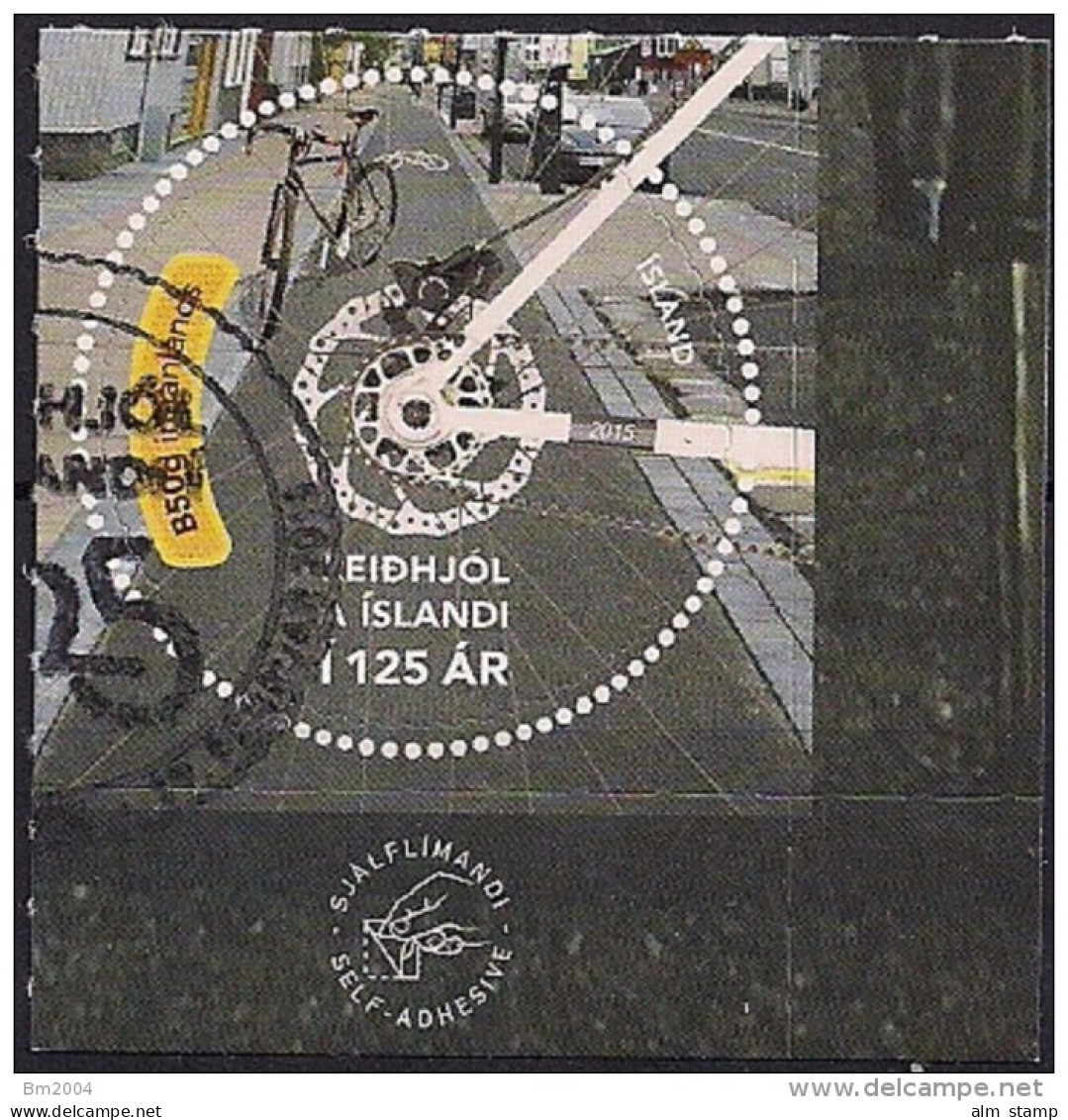 2015 Island Mi. 1451 Used  . 125 Jahre Fahrräder Auf Island - Used Stamps