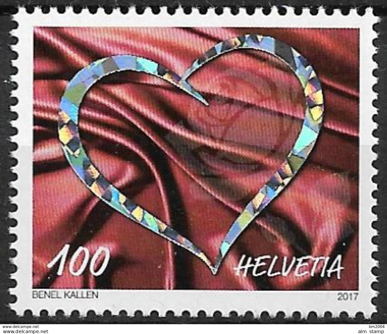 2017 Schweiz   Mi. Mi. 2515**MNH  Liebesgrüße - Unused Stamps